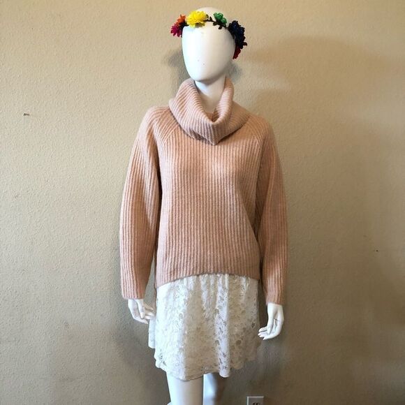 J Crew Ribbed Turtleneck Sweater Size Small - Picture 2 of 8
